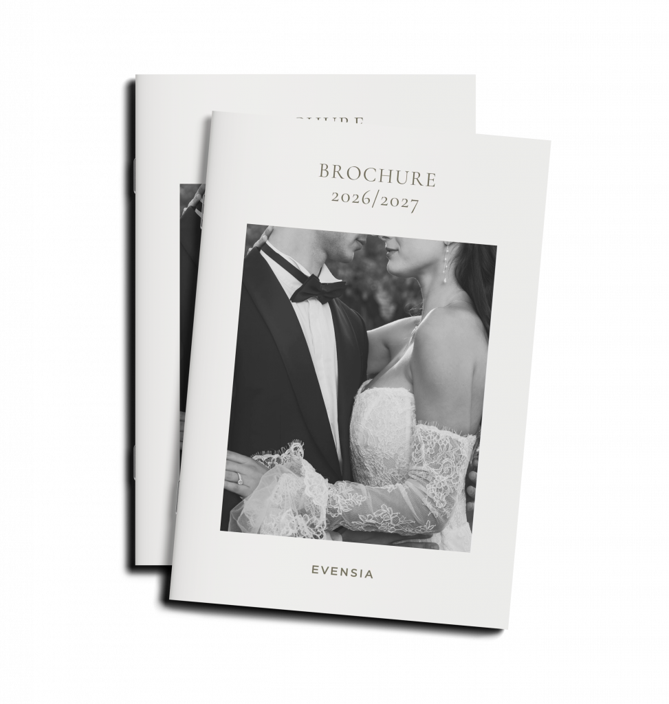 Brochure Evensia 2026-2027 – accompagnement décoration mariage